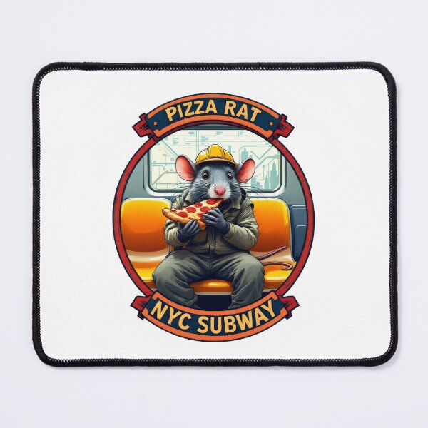 Item preview, Pizza Rat New York Subway NYC Subway Train designed and sold by MayaDelaye.