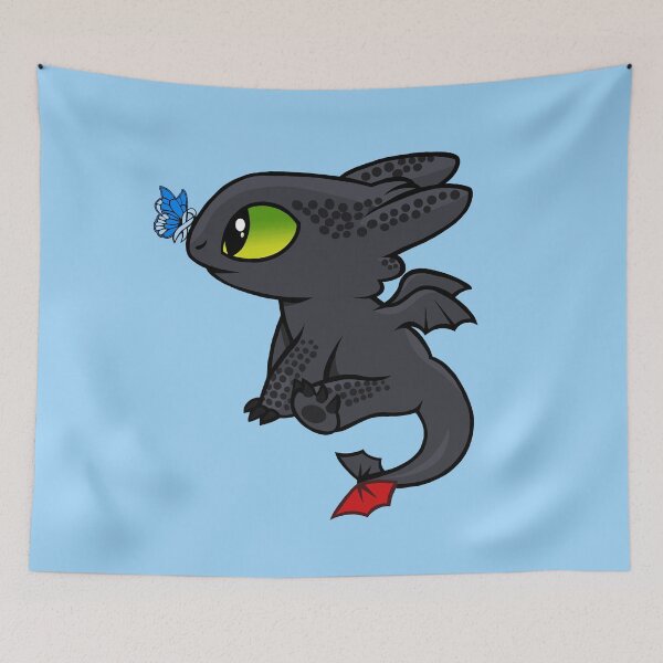 Item preview, Dragon Awareness Ribbon Butterfly (Blue) designed and sold by CaitlynConnor.