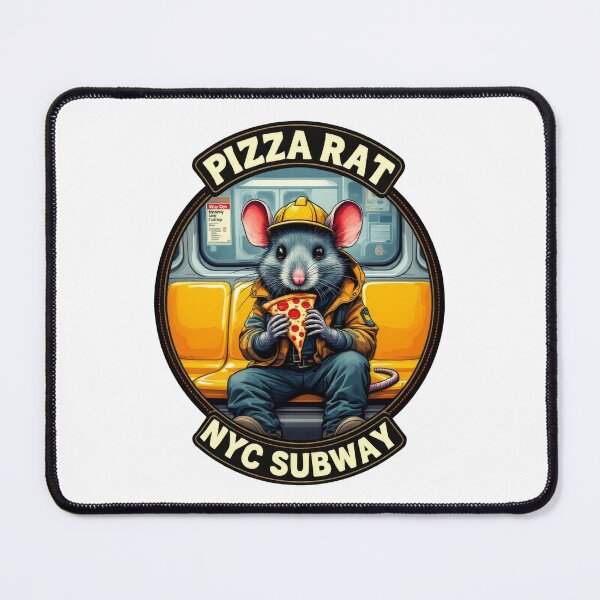 Item preview, Pizza Rat New York Subway NYC Subway Train designed and sold by MayaDelaye.