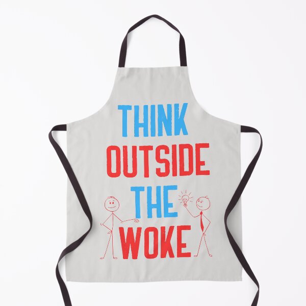 Item preview, Think Outside The Woke Red-Blue designed and sold by SwejdDesign.