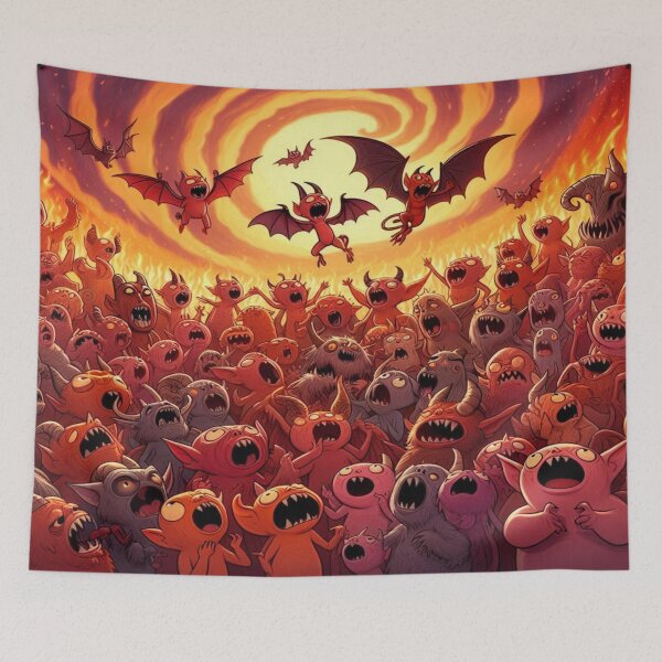 Item preview, Infernal Creature Choir– Perfect Gift designed and sold by Imaginarium of Chaos falcon88 .
