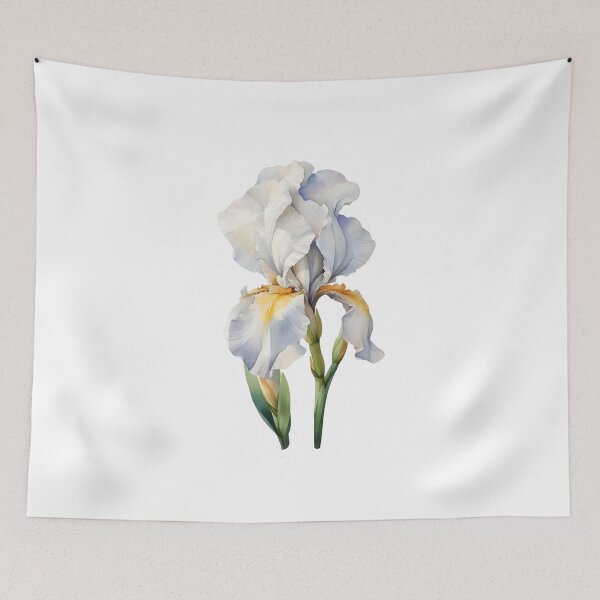 Item preview, White Iris designed and sold by HOMETOWN86.