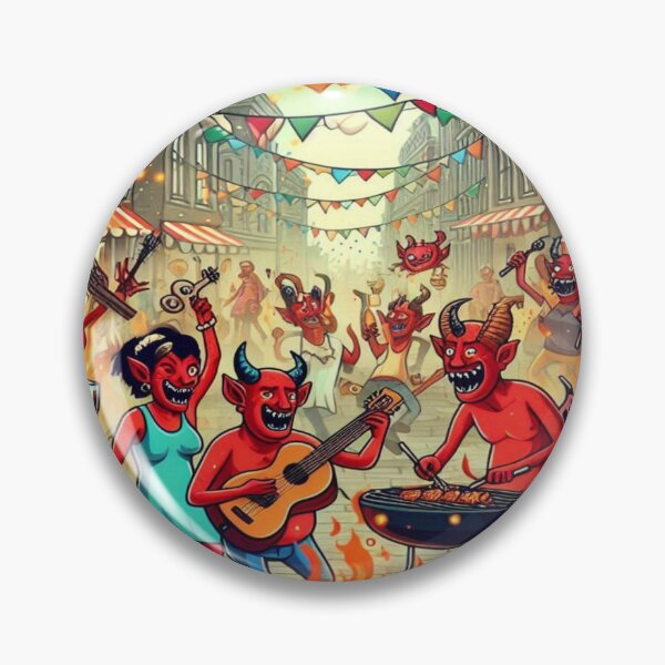 Artikelvorschau, Quirky Demon Block Party – Perfektes Geschenk entworfen und verkauft von Imaginarium of Chaos falcon88 .