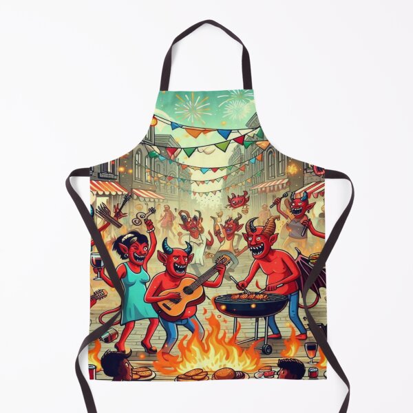 Item preview, Quirky Demon Block Party– Perfect Gift designed and sold by Imaginarium of Chaos falcon88 .