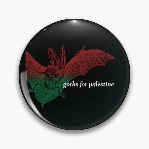 Item preview, Goths For Palestine (serif) designed and sold by Suzi Sabotage.