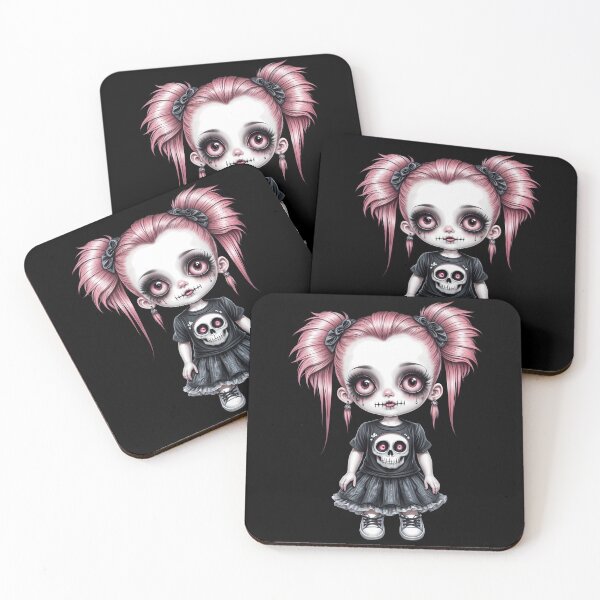 Item preview, pink goth doll designed and sold by lotsagoth.