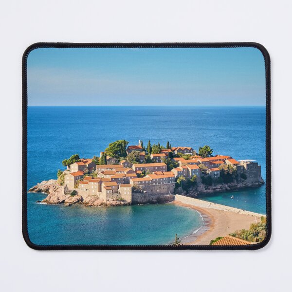 Artikelvorschau, Insel Sveti Stefan in Montenegro entworfen und verkauft von Mikołaj Niemczewski.