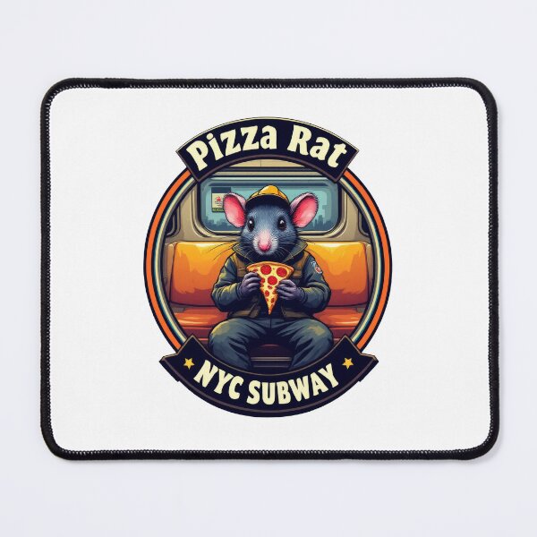 Item preview, Pizza Rat New York Subway NYC Subway Train designed and sold by MayaDelaye.