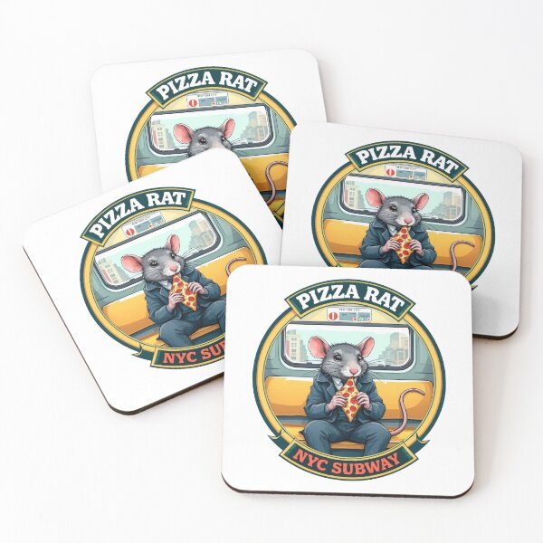 Item preview, Pizza Rat New York Subway NYC Subway Train  designed and sold by MayaDelaye.
