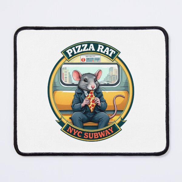 Item preview, Pizza Rat New York Subway NYC Subway Train designed and sold by MayaDelaye.