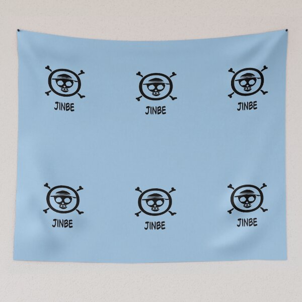 Item preview, Jinbe - One Piece Anime Jolly Roger Design designed and sold by RainbowDoveShop.