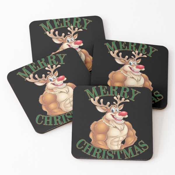 Item preview, Cheerful cartoon reindeer celebrating designed and sold by Tee Studio.