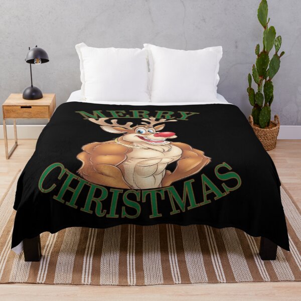 Item preview, Cheerful cartoon reindeer celebrating designed and sold by Tee Studio.