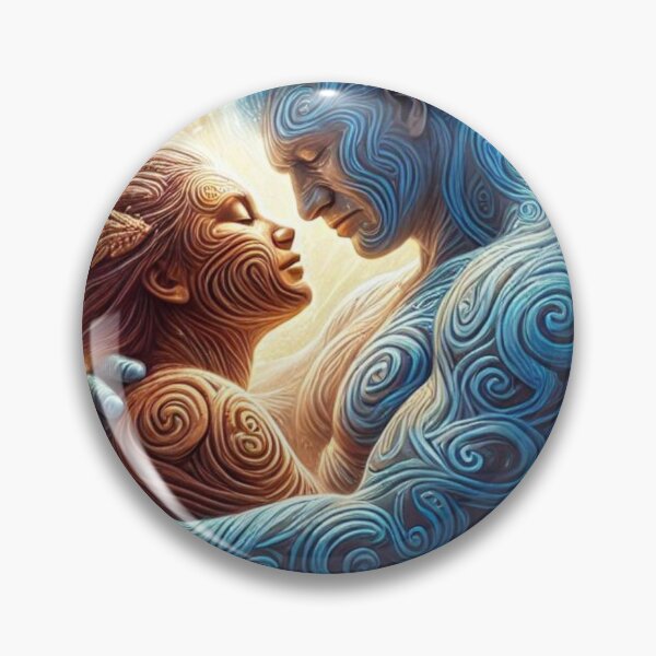 Item preview, Rangi and Papa: Eternal Embrace of Sky and Earth designed and sold by MiharoAiDesigns.