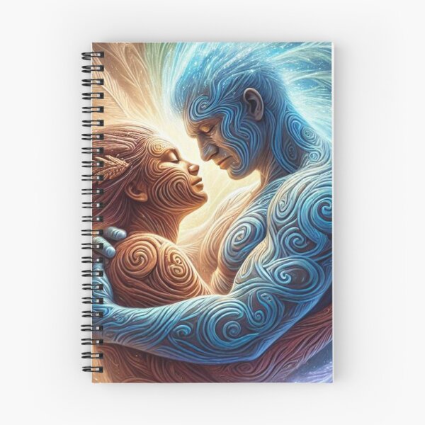 Item preview, Rangi and Papa: Eternal Embrace of Sky and Earth designed and sold by MiharoAiDesigns.