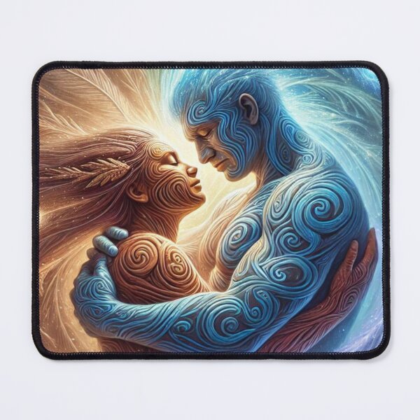 Item preview, Rangi and Papa: Eternal Embrace of Sky and Earth designed and sold by MiharoAiDesigns.