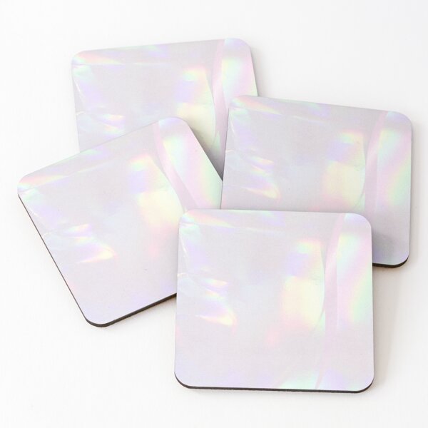 Item preview, White pastel iridescent photo | whitish abstract holographic y2k aesthetic  designed and sold by lausn.