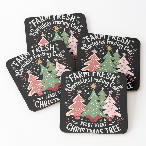 Item preview, Funny Farm Fresh Christmas Tree Cakes, Santa Hat, Cristmas 2025 designed and sold by ArtByKatti.