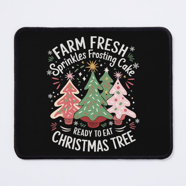 Item preview, Funny Farm Fresh Christmas Tree Cakes, Santa Hat, Cristmas 2025 designed and sold by ArtByKatti.