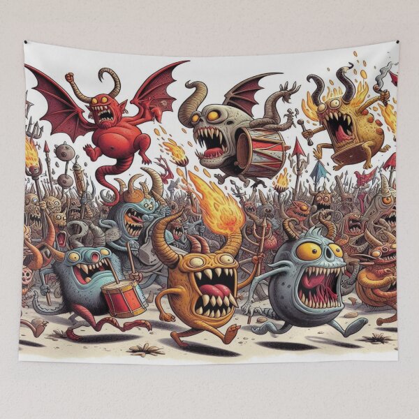 Item preview, Underworld Parade of Beasts– Perfect Gift designed and sold by Imaginarium of Chaos falcon88 .