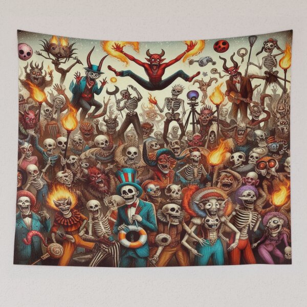 Item preview, Hell’s Carnival Chaos– Perfect Gift designed and sold by Imaginarium of Chaos falcon88 .