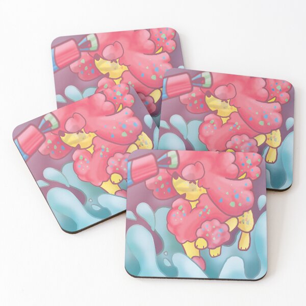 Item preview, Neon Poodle Dock Print designed and sold by kaiyakaroo.