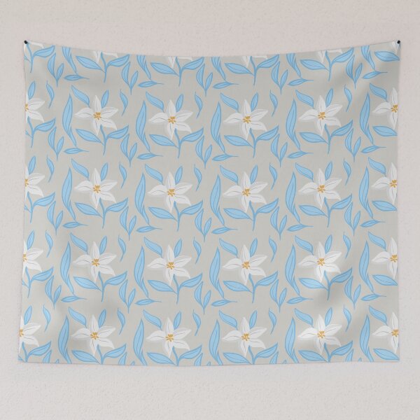 Item preview, Seamless Floral Pattern with Flowers and Leaves for Wallpaper, Textile, and Decoration designed and sold by Ammi77.