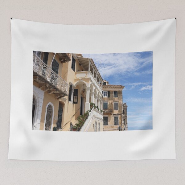Item preview, old buildings Corfu town Greece designed and sold by goceris.