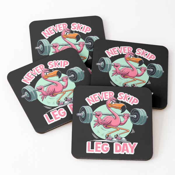 Item preview, Leg Day Flamingo Leg Training Funny Gym Gift designed and sold by Pineapple-Tree.