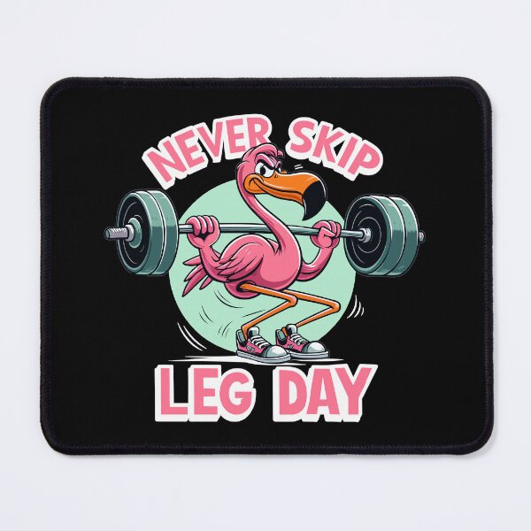 Item preview, Leg Day Flamingo Leg Training Funny Gym Gift designed and sold by Pineapple-Tree.