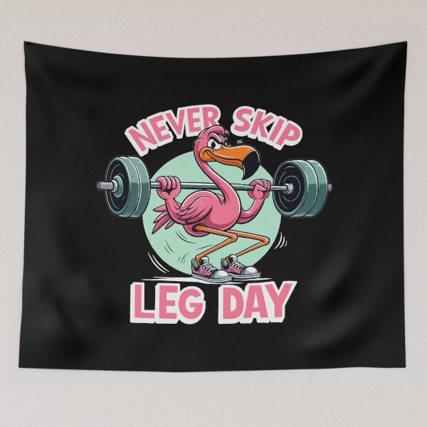 Item preview, Leg Day Flamingo Leg Training Funny Gym Gift designed and sold by Pineapple-Tree.