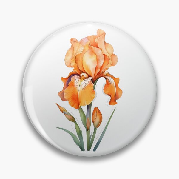 Item preview, Orange Iris designed and sold by HOMETOWN86.