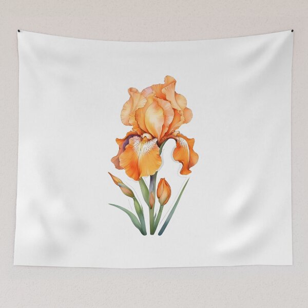 Item preview, Orange Iris designed and sold by HOMETOWN86.