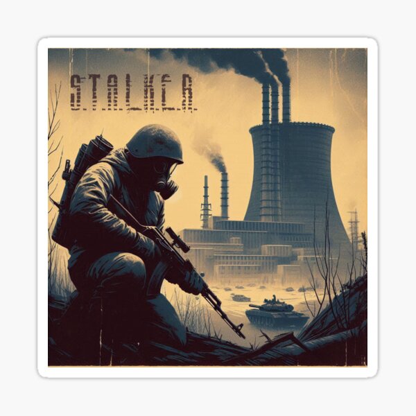 Artikel-Vorschau von Stalker – S.T.A.L.K.E.R.-Fan-Art-Poster, designt und verkauft von EXPLORUS.