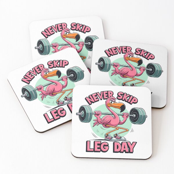 Item preview, Leg Day Flamingo Leg Training Funny Gym Gift designed and sold by Pineapple-Tree.