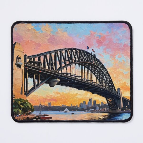 Item preview, Sydney Harbor Bridge at Dusk designed and sold by ArtsyTeegee.