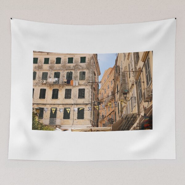 Item preview, old town Corfu Greece buildings designed and sold by goceris.