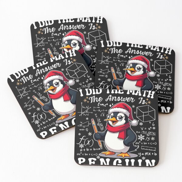 Item preview, Funny I Did The Math The Answer Is Penguin, Math Santa Hat, Cristmas 2025 designed and sold by ArtByKatti.