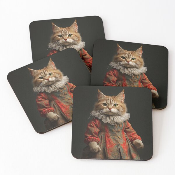 Item preview, Tudor Era Cats designed and sold by Renaissance-Cat.