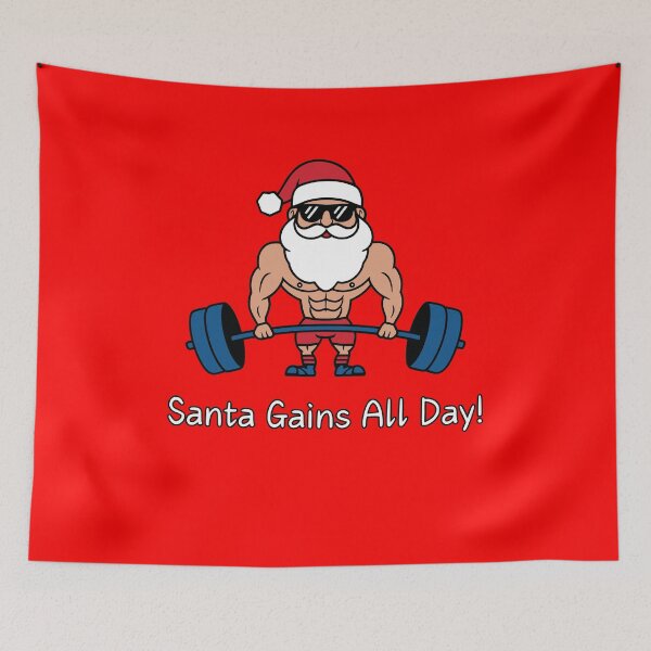 Item preview, Santa Gains All Day! designed and sold by MaxxerDesigns.