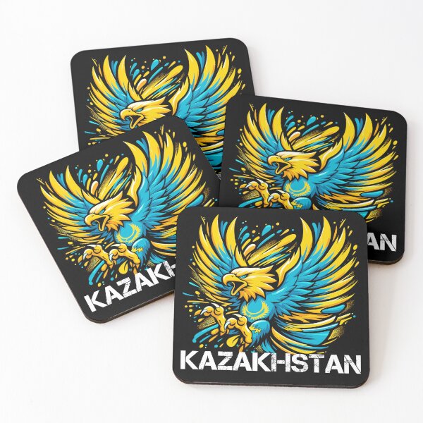 Item preview, Kazakhstan eagle flag national colors cool gift designed and sold by Pineapple-Tree.