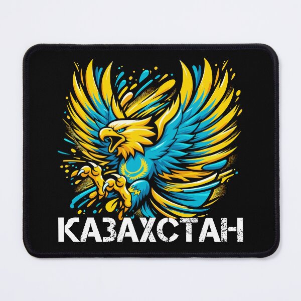 Item preview, Kazakhstan Eagle Flag Cyrillic Cool Gift designed and sold by Pineapple-Tree.