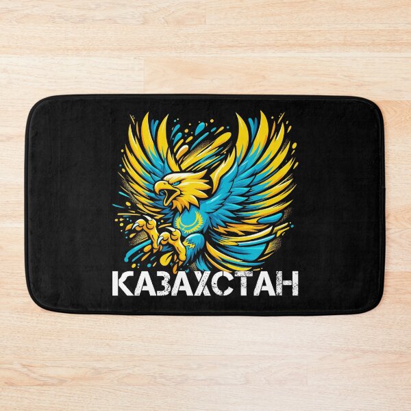 Item preview, Kazakhstan Eagle Flag Cyrillic Cool Gift designed and sold by Pineapple-Tree.