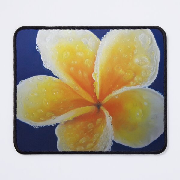 Item preview, Raindrops on beautiful Frangipani  designed and sold by DMarie222.