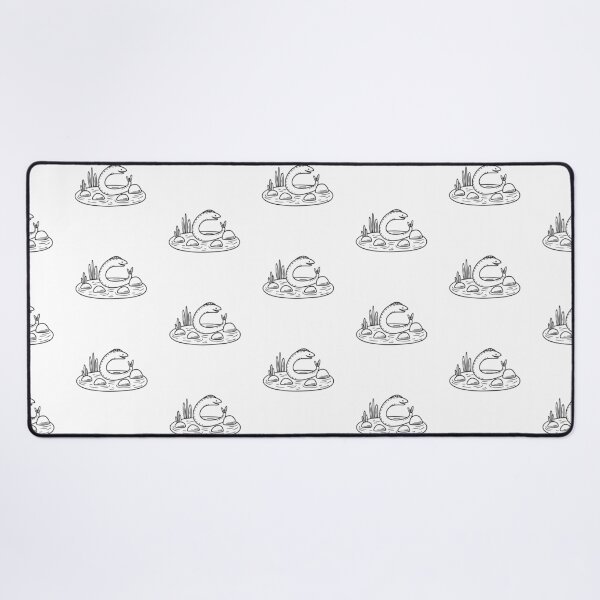 Item preview, An eel swimming in a stream surrounded by rocks designed and sold by rasagamastore.