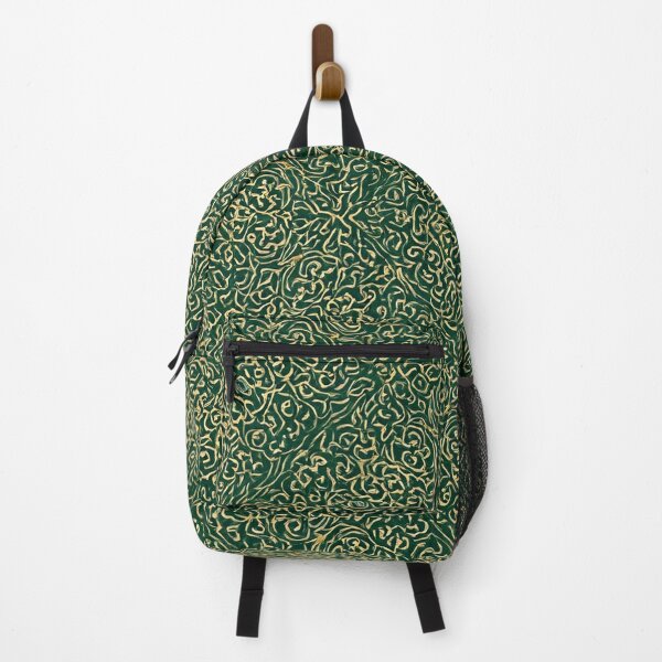 Item preview, Golden Patterns on Green designed and sold by DigitalGemArt.