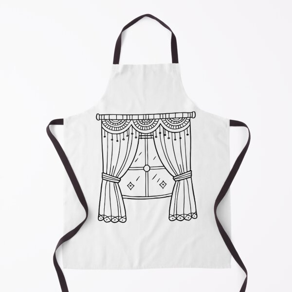Item preview, Ethnic patterns printed on a curtain by a window designed and sold by rasagamastore.