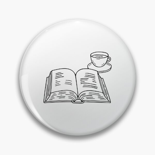 Item preview, An encyclopedia open on a desk beside a cup of tea designed and sold by rasagamastore.