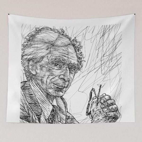 Item preview, BERTRAND RUSSELL ink portrait .2 designed and sold by lautir.