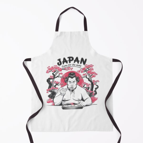 Item preview, Japan, come for the sushi, sushi, sumo, wrestler, funnyfits70, Humor, Funny, retro, vintages, funny quotes, animal humor, designed and sold by FunnyFits70.